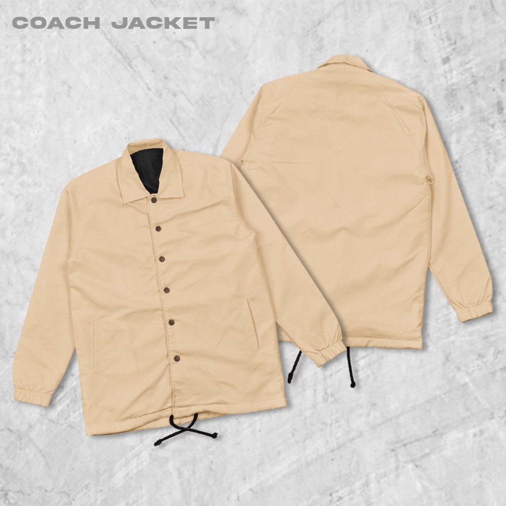 Fortglass Arlo Coach Polos Pria Jaket Parasut Unisex