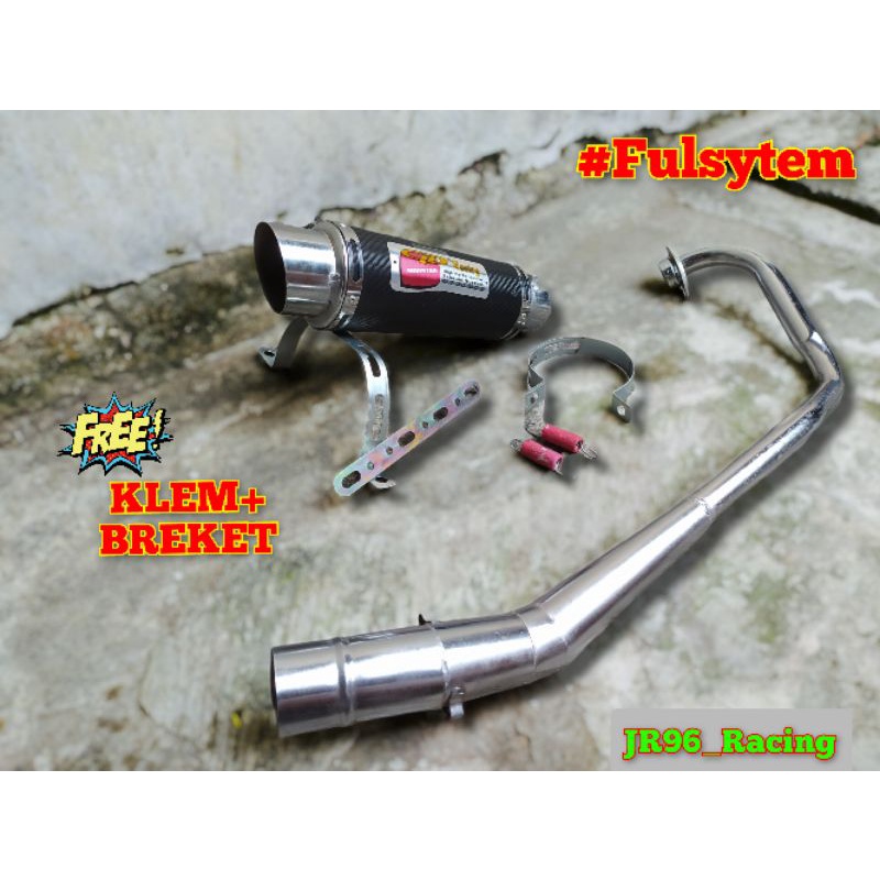 Knalpot Racing CLD karbon Satria Fu, Jupiter Mx