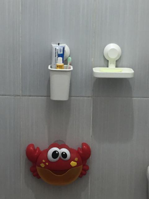 Tisken Tempat Sabun Dengan Plastik Hisap Tempat Sabun Tempel