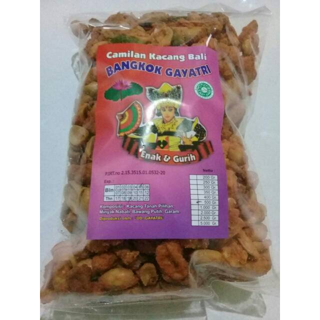 

Kacang Bali Bangkok Gayatri pedas 500gr "Fresh Stock