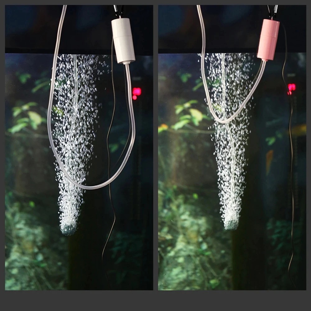 COD - Taffware Pompa Udara Aquarium Fish Tank Oxygenator USB 1 W - AB