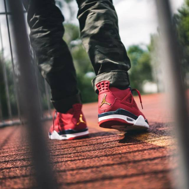 jordan retro 4 fiba gym red