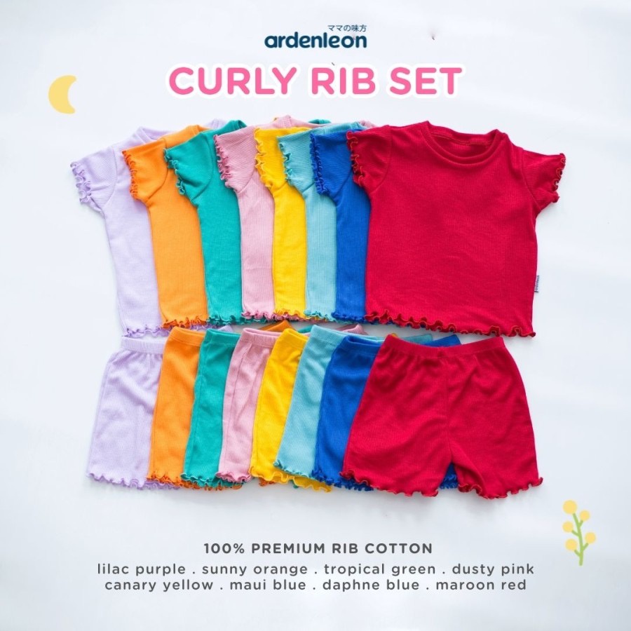 Ardenleon Girl Curly Rib Set BIG SIZE