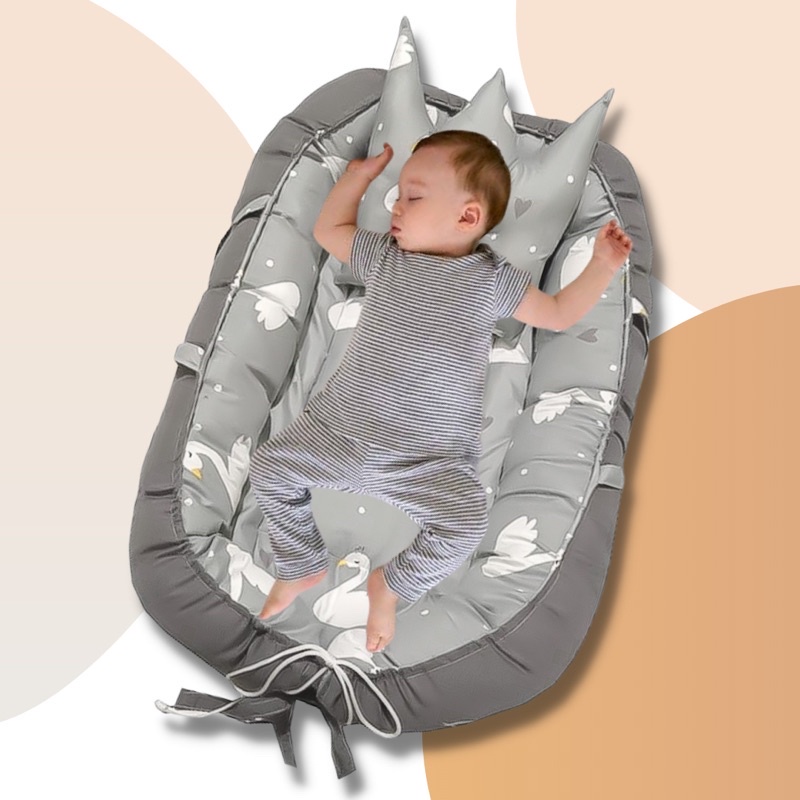 Babynest - Kasur bayi perahu/ tempat tidur bayi/ perlengkapan bayi (FREE TAS)