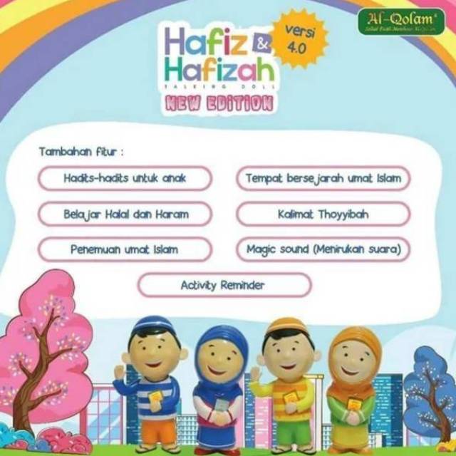 Super Hafiz dan Hafiz Junior new [Bisa Gojek/Free Ongkir] Boneka Ngaji Hafiz Hafizah Junior dokter