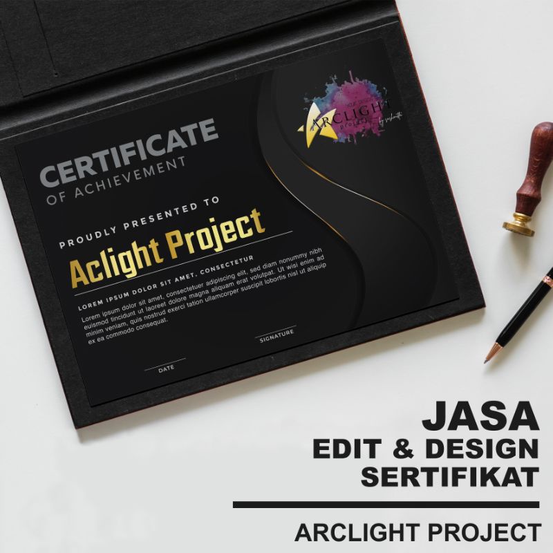 Jual Jasa Design Edit Sertifikat Jasa Design Logo Bisnis Olshop Sertifikat Dll Shopee