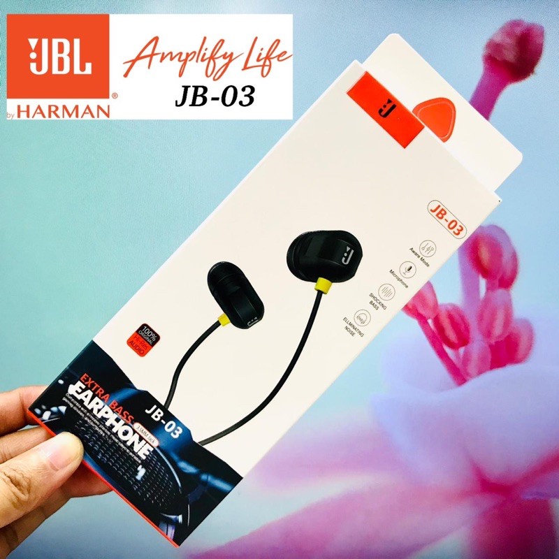 PROMO HANDSFREE NEW JB03 EXTRABASS EARPHONE HIRES AUDIO