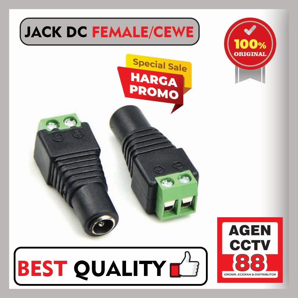 Jack DC Baut Female konektor DC Cewe Grade A