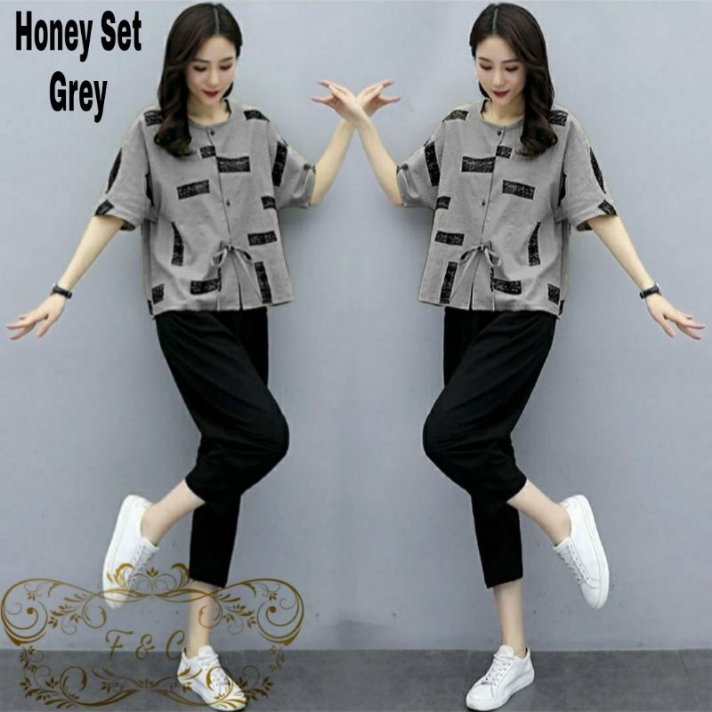 SET CELANA FASHION HONEY, BABYTERRY, SETELAN