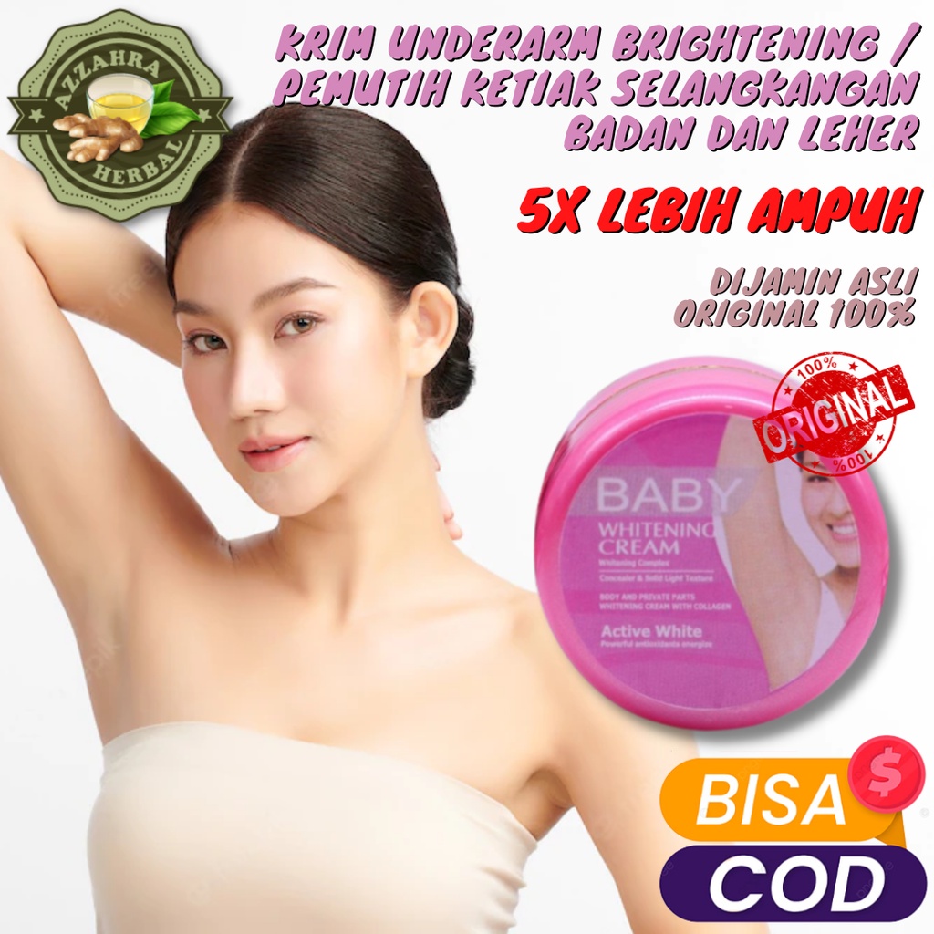 Krim Underarm Brightening / Pemutih Ketiak Selangkangan Badan dan Leher / Penghilang Bekas Luka