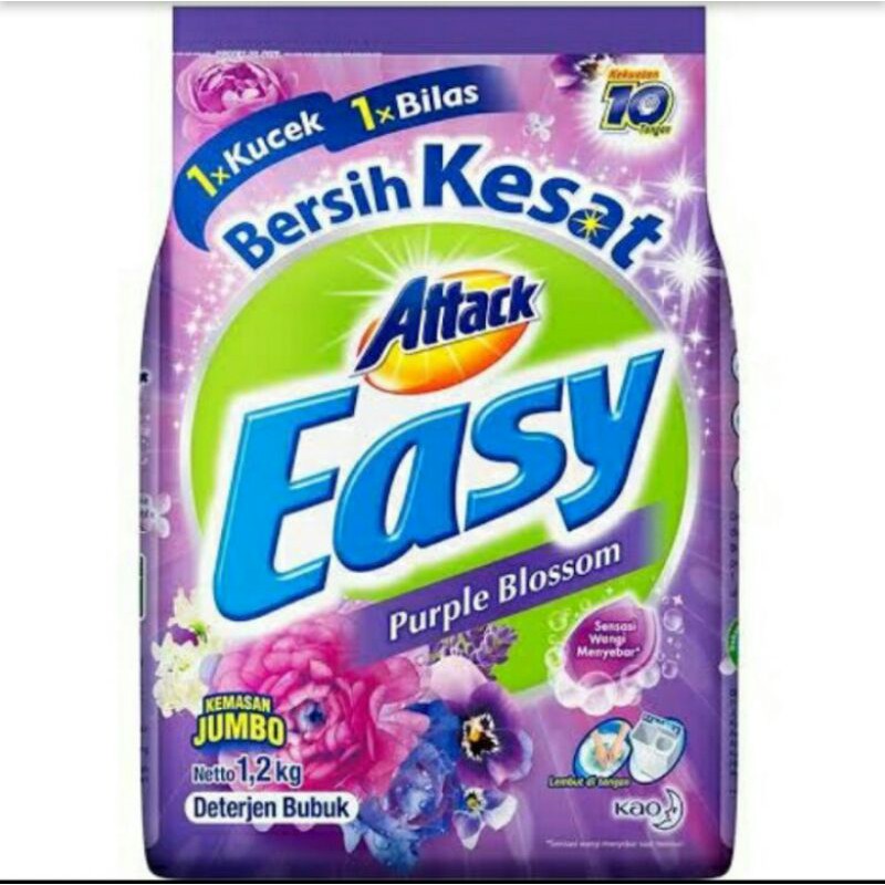 Attack Easy Purple Blossom detergent 1,2kg