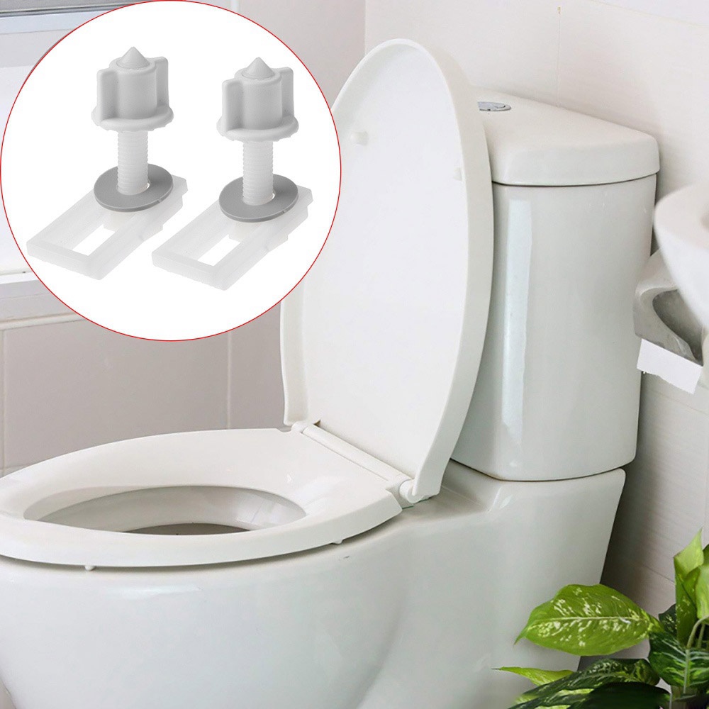 Rebuy 2 Pak Engsel Pengencang Dudukan Toilet Bahan Pp