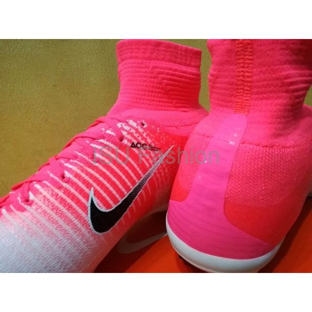 Sepatu Bola Soccer Nike Mercurial Superfly V Racer Pink White FG