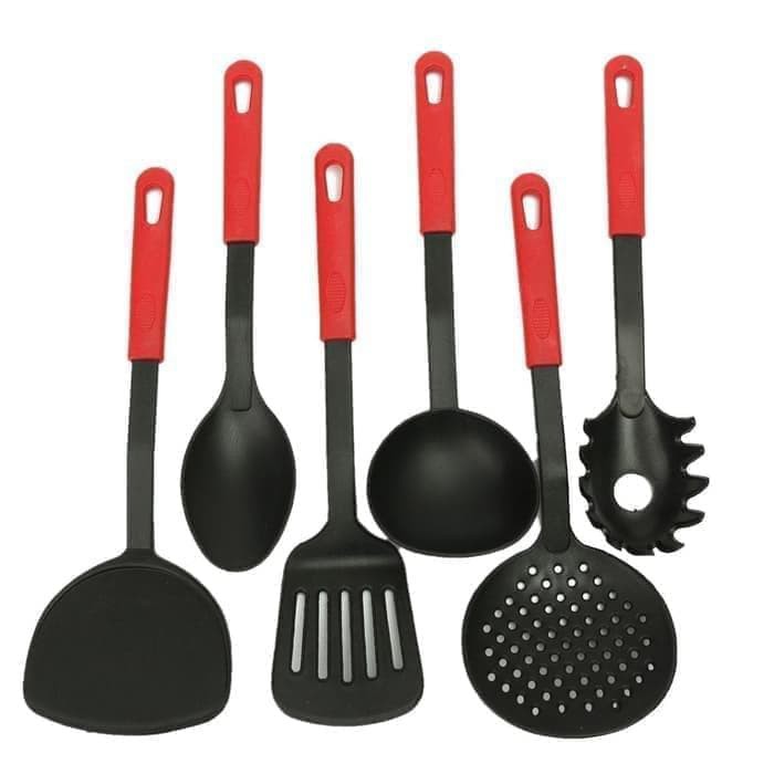 Spatula Sendok Masak / Kitchen Tools / Set Spatula Masak 6 In 1