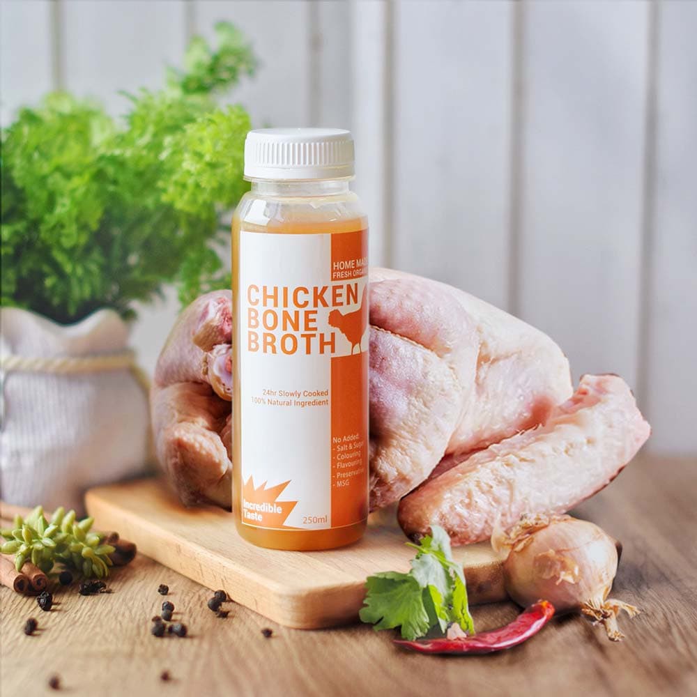 

PROMO ORGANIC HOMEMADE CHICKEN BROTH / KALDU AYAM ORGANIK 250 ML TERMURAH