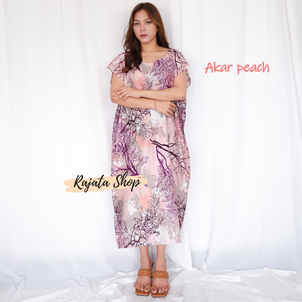 DASTER BALI NON BUSUI JUMBO XXL-XXL AKAR PEACH