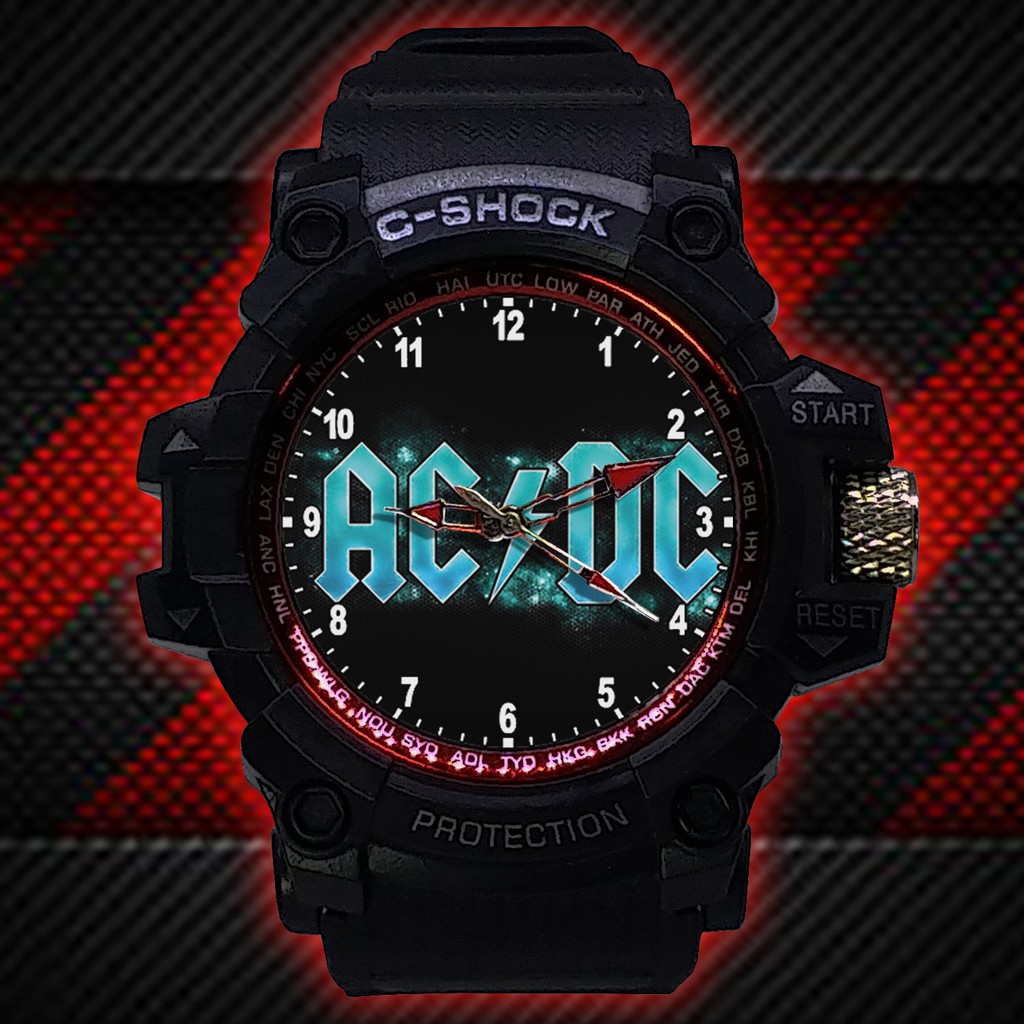 (ISTIMEWA BOSSQUE) JAM TANGAN ACDC LIST MERAH - EXCLUSIVE 14