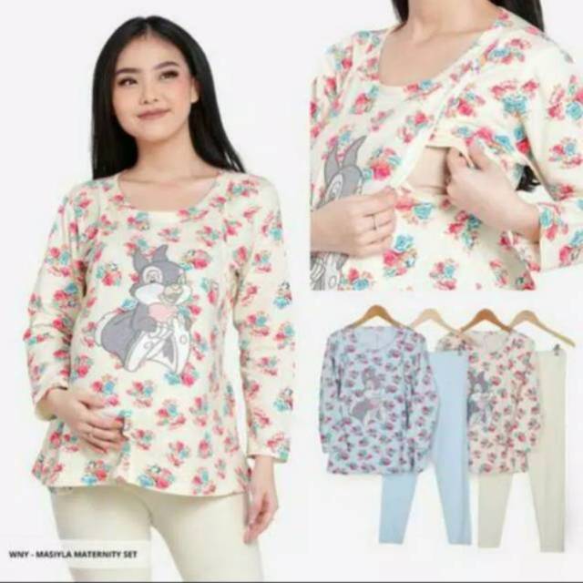 Baju hamil dan baju tidur menyusui graniaformom SALE