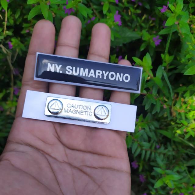 

Name Tag Nama Dada Papan Nama Perusahaan sekolah Instansi pegawai