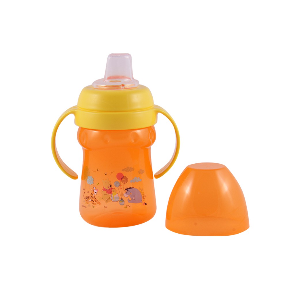 Winnie The Pooh Botol Minum Handle Cup Wiyh Spout - Botol Susu ( 07-072 )