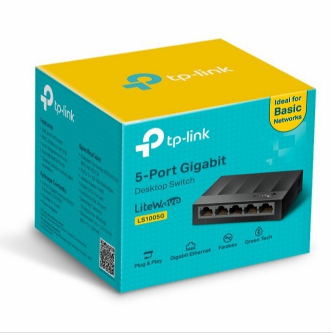 TP-link TL-LS1005G 5-port 10/100/1000Mbps Desktop Network Switch