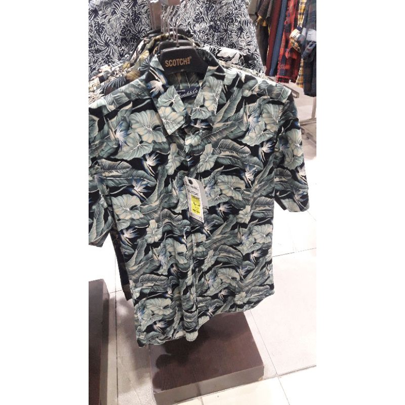 promo kemeja pria matahari branded original scotch & co
