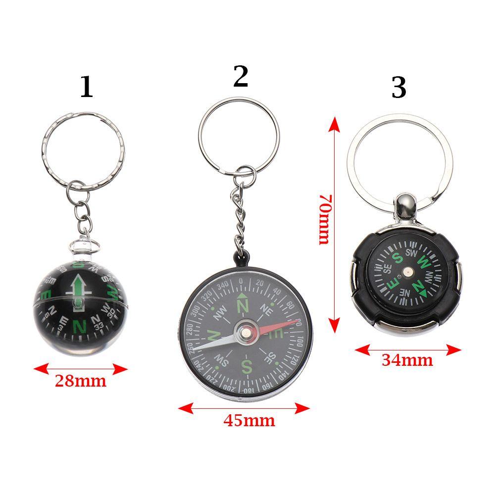 Pineapple Mini Compass Hot Navigator Survival Alat Gantungan Kunci Travel