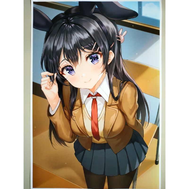 Poster Anime Seishun Buta Yarou wa Bunny Girl Senpai 2 Mai Sakurajima