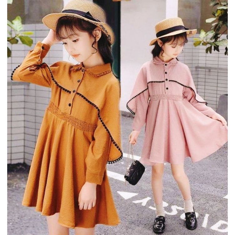 DRESS ANAK AURORA/BAJU PESTA/BAJU KEKINIAN USIA 2-7 THN