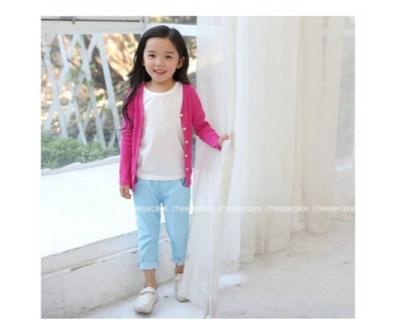 CARDIGAN ANAK RAJUT IMPORT POLOS WARNA USIA 1-5 TAHUN