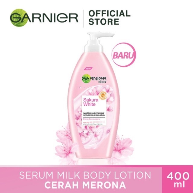 Garnier Sakurawhite Serum Milk Body Lotion 400ml