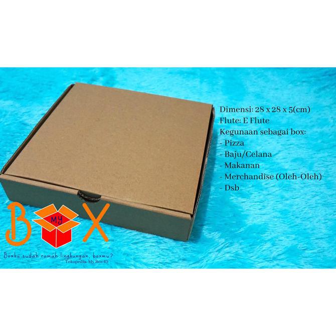 

Dus Pizza / 28X28X5 Cm / Kotak Kardus / Box / Kotak Kemasan