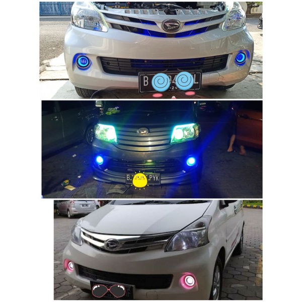 FOGLAMP LED ANGEL EYES UNIVERSAL XENIA AVANZA LUXIO TERIOS RUSH