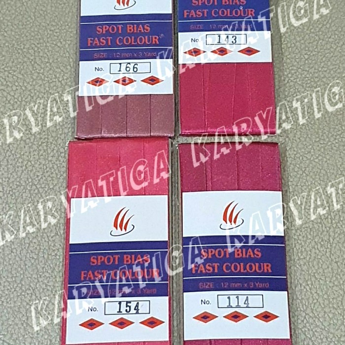 Bisban Satin Polos Lebar 1.2 Cm Panjang 3 Yard - Part 1