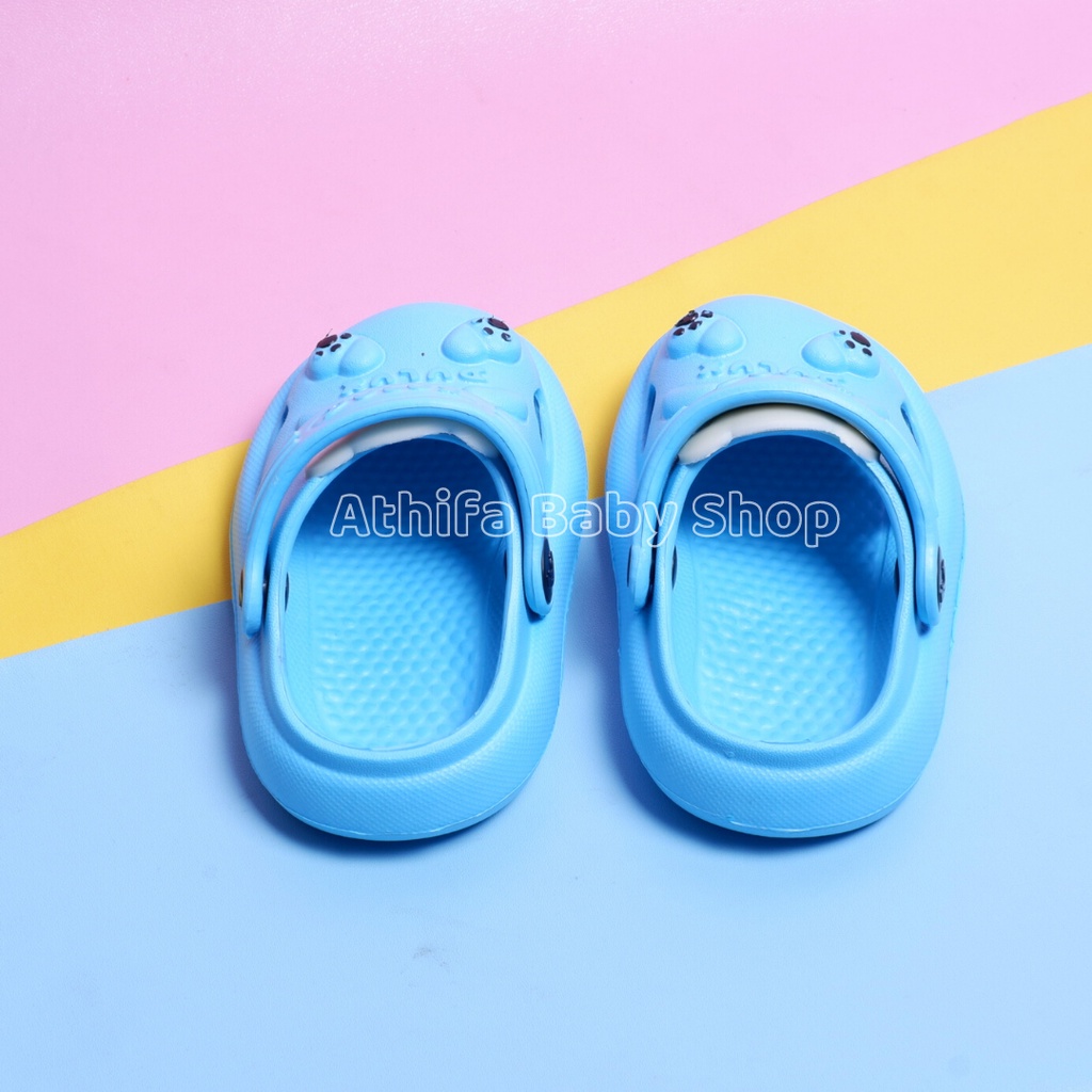 Sepatu Sandal Anak Perempuan Laki Karakter Baby Bear Usia 6 7 8 9 10 11 Bulan 1 2 3 Tahun Size 20-25 Sepatu Sendal Baim Gunung Karet Balita Prewalker Bayi Cowok Cewek -Dulux 378E-