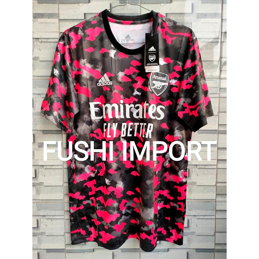 HQ JERSEY BOLA ARSENALL PRE-MATCH SHIRT 2021-2022 GO HQ IMPORT