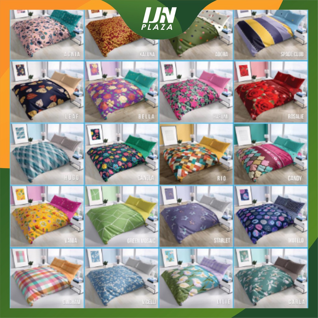 ❤ IJN ❤ NEW BEDCOVER HAWAI COMFORTER BED COVER SAJA HALUS TIDAK LUNTUR KING SIZE