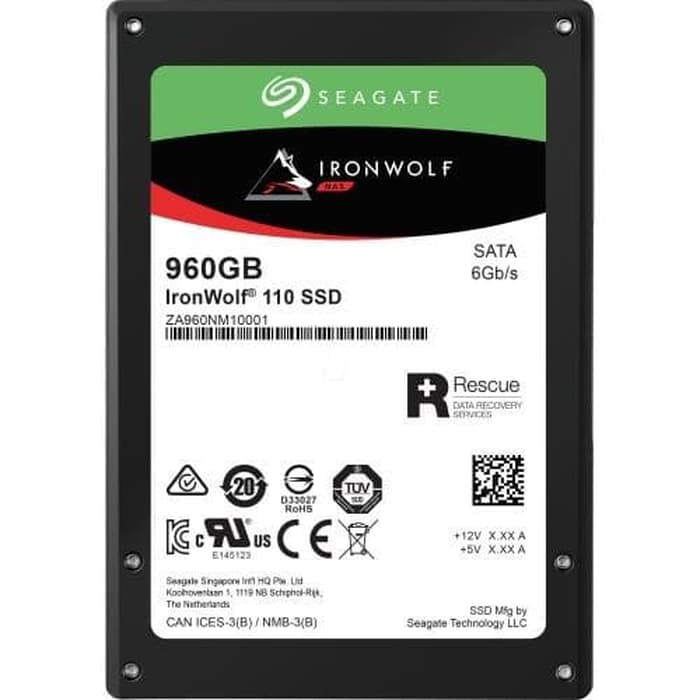 SSD IRONWOLF NAS 960GB ZA960NM10001