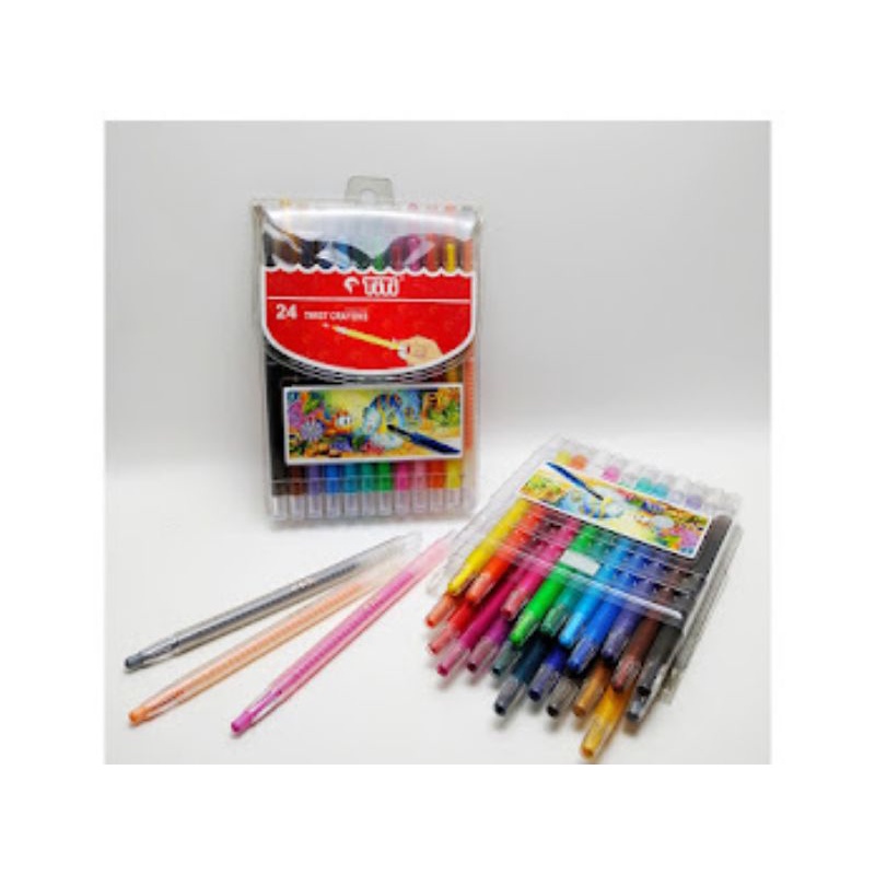 

Oil Pastel 24 W Putar/Twist Crayon