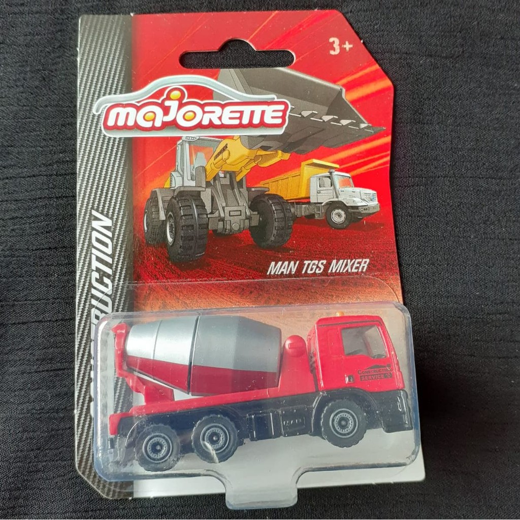 terbaru Diecast Majorette Construction Truck Molen MAN TGS Mixer