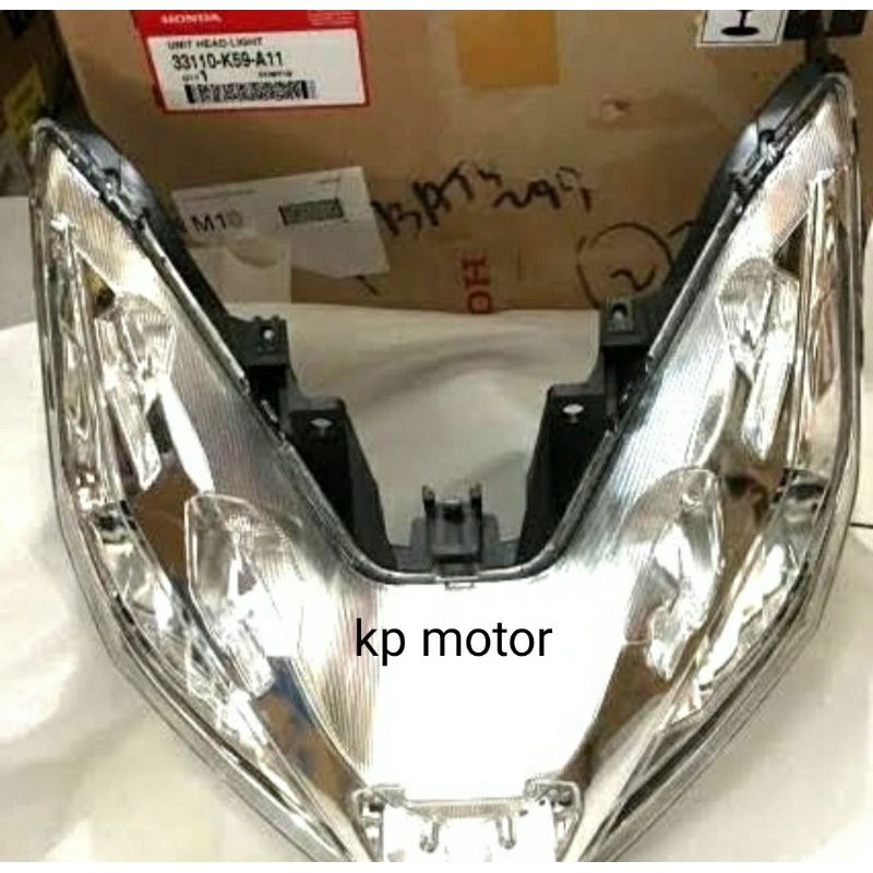 Reflektor lampu depan vario 150 old ori