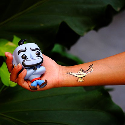 

POTATOO GOLDEN GENIE LAMP Temporary Tatto Sticker
