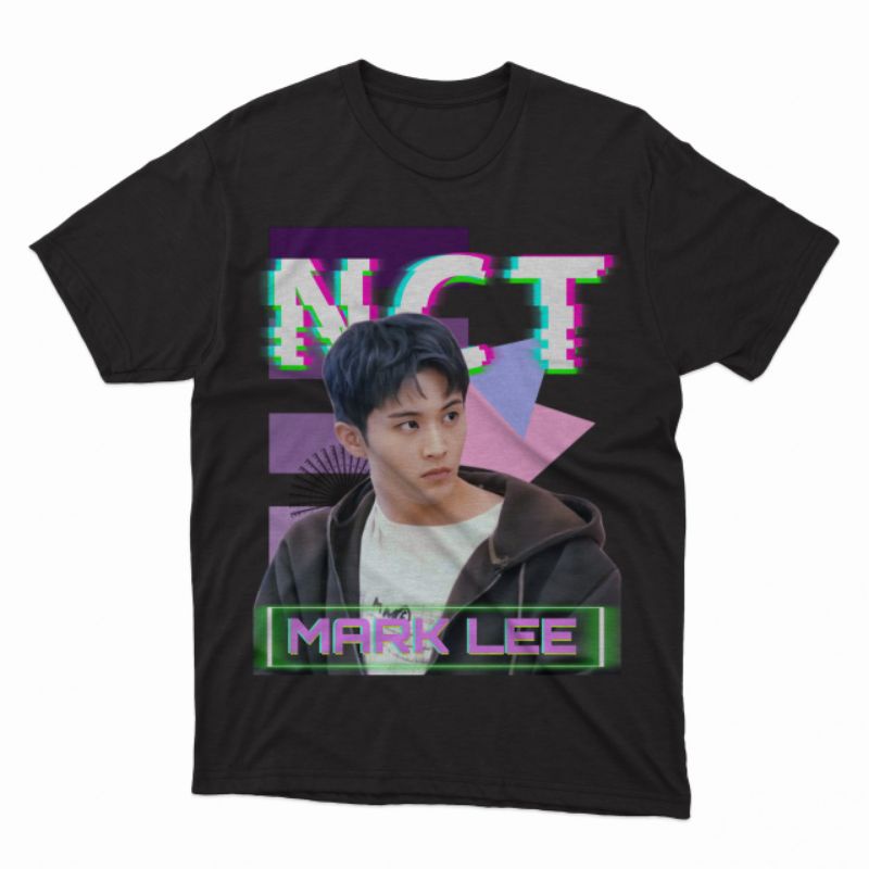BLACK T-SHIRT MARK NCT (KPOP)