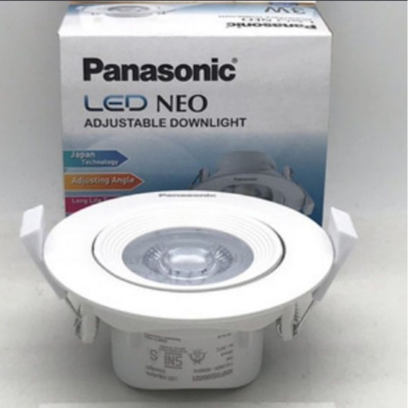 downlight led panel panasonic cob 3w 3 watt NNP20200031 led ceiling plafon lemari panasonic inbow