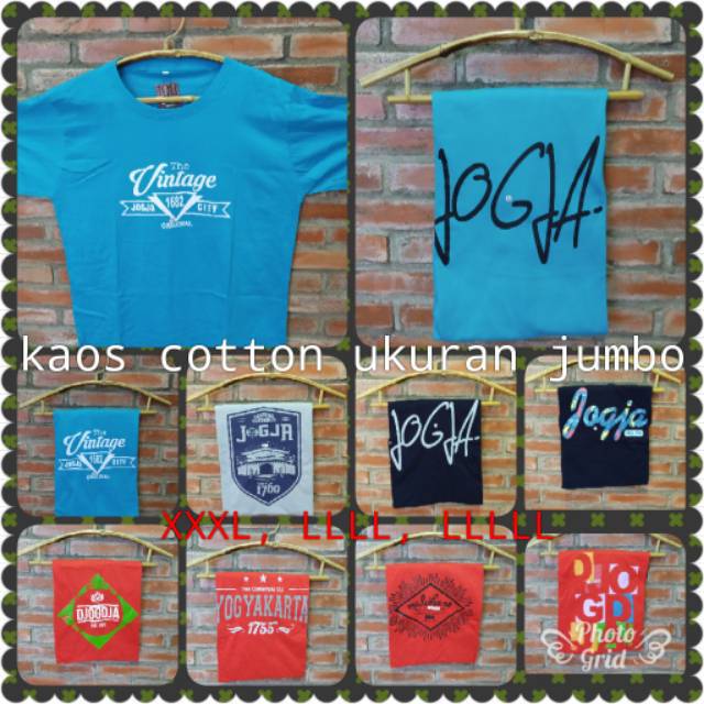 Kaos jumbo jogja / khas jogja /oblong jogja / oblong jumboOo
