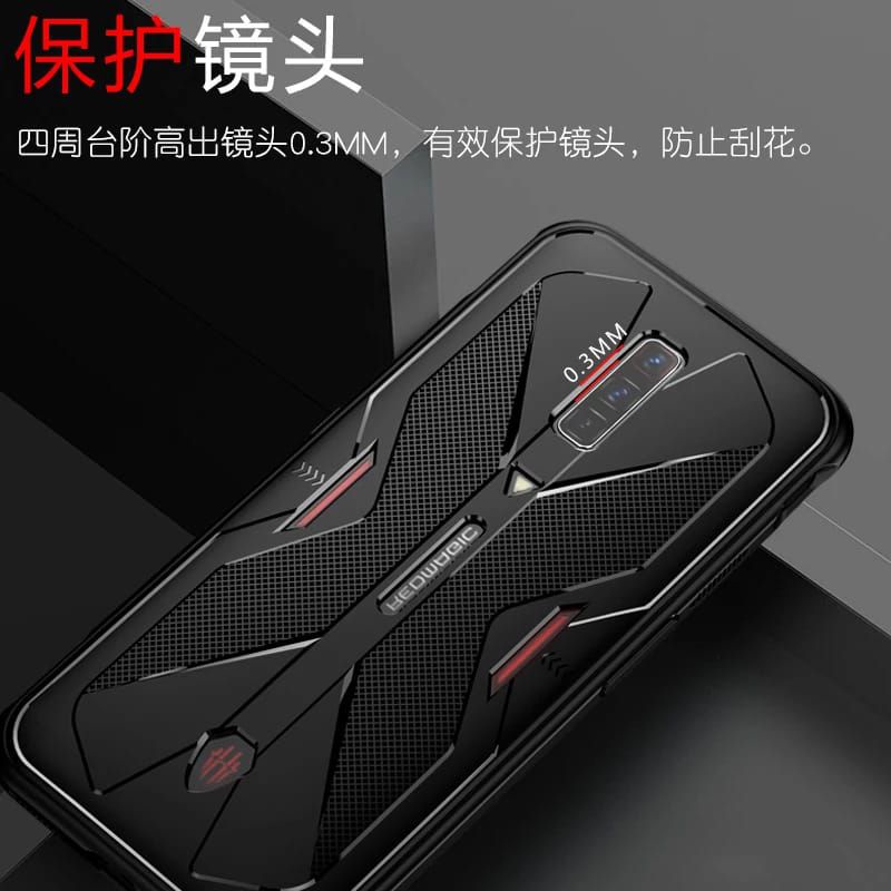 Softcase Carbon ZTE Red magic 6s pro Mewah Elegan Anti Panas okee