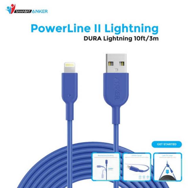 Anker powerline 2 lightning 3ft