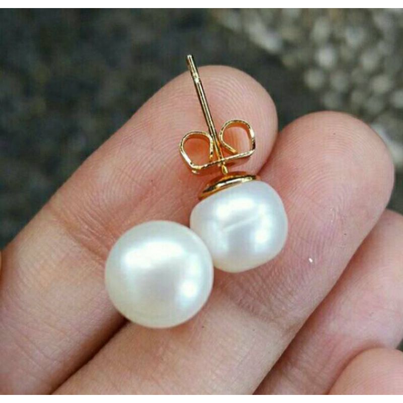 GIWANG Mutiara Air Tawar Lombok| Anting Mutiara Air Tawar | Giiwang Tusuk | Anting Mutiara Air / Giw