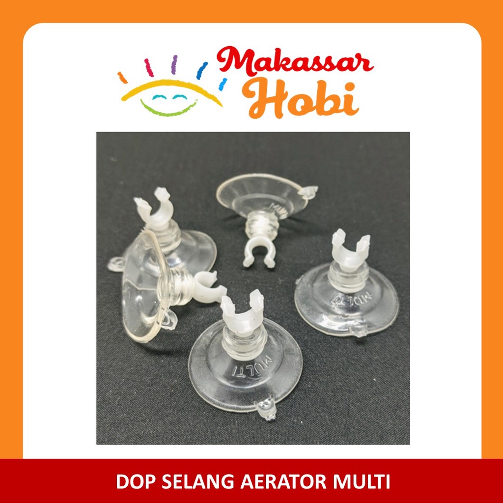 Dop Tempelan Kaca Selang Udara Aerator Aquarium Aquascape Hidroponik