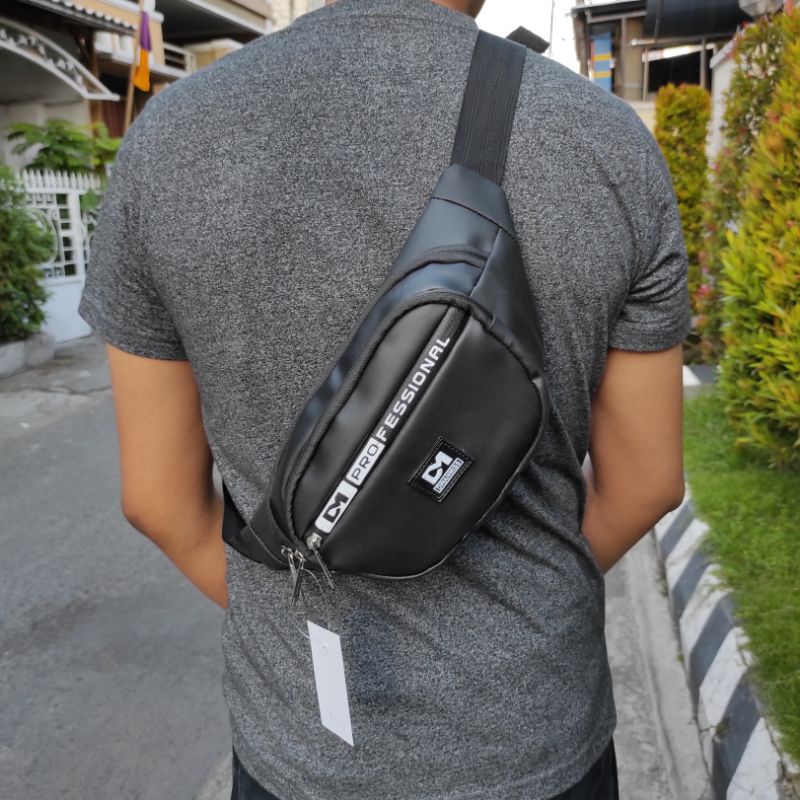 [T-DMB] Tas Selempang Pria | Tas Pria Original DMB | Waist Bag Pria Waterproof | Tas Cowok DISTRO